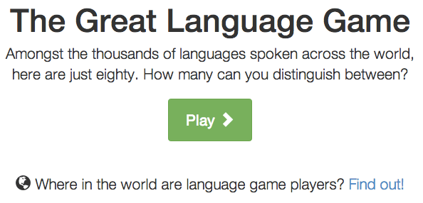 Great Language Game