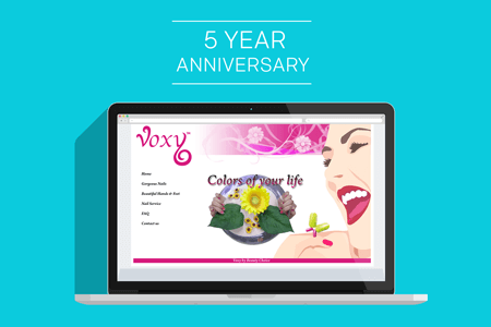 Our very first website mockup.