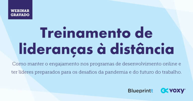 Webinar: Treinamento De Lideranças À Distância